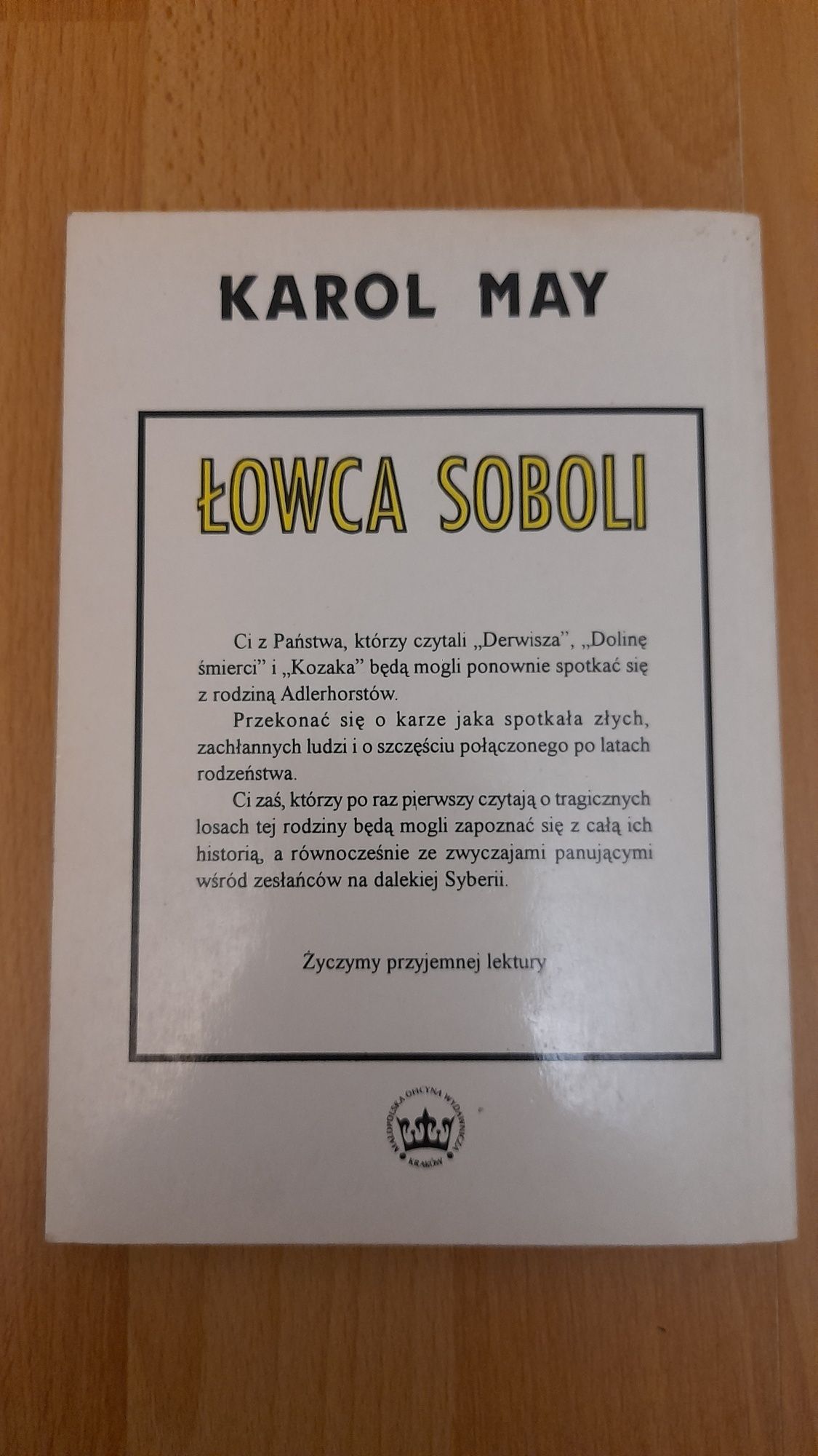 Łowca Soboli  Karol May