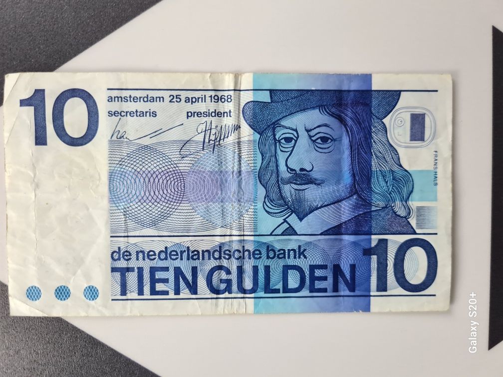 Banknot 10 Guldenów Holenderskich