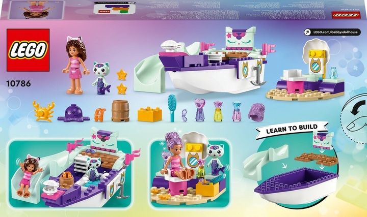 Конструктор LEGO Корабель і спа Ґаббі й Нявки 88 деталей Уцінено!