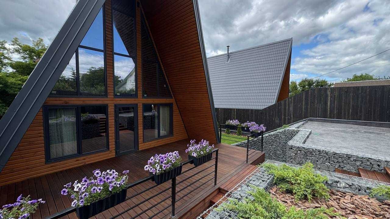 Продається будинок A-Frame з ремонтом у Бучі | Котеджне містечко