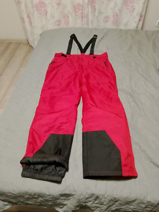 Spodnie narciarskie męskie czerwone Outhorn