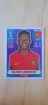 Cromo futebol Nuno Mendes(Qatar 2022)Panini