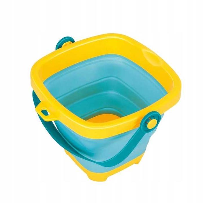 Zabawka do piasku #258 – silikonowy zestaw ze składanym wiaderkiem