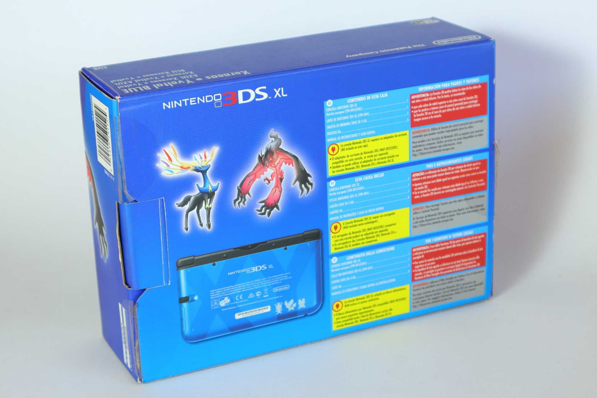 Nintendo 3DS XL Edição Especial Limitada Pokémon X