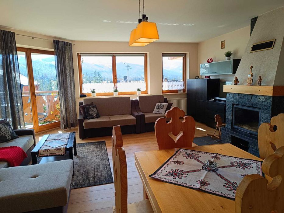 apartamenty z widokiem na panoramę Tatr w Kościelisku