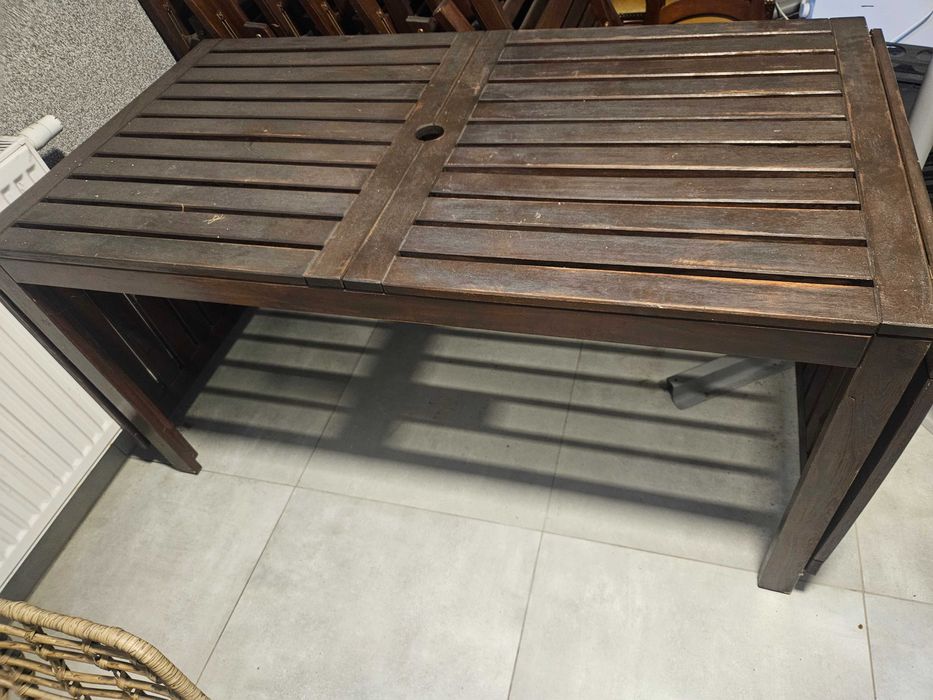 Ikea stol rozkl. + 8 krzeseł