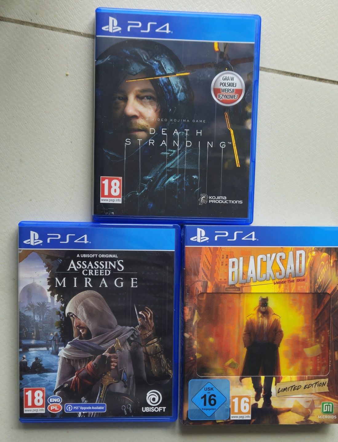 Gry na PS4 (komplet)