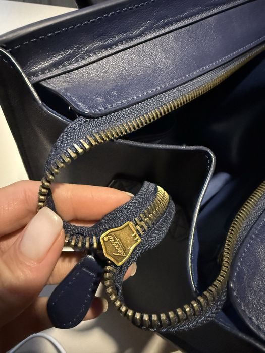 Сумка Celine темно синього кольору