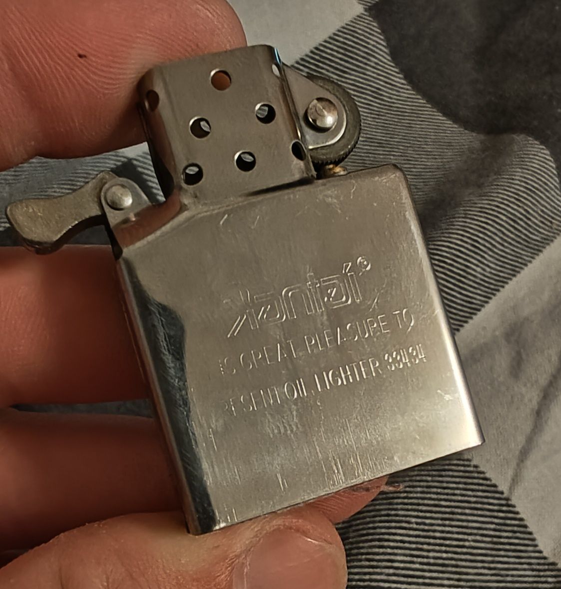 Зажигалка бензиновая Kantai JT2 zippo