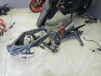 Zarejestrowana rama Triumph Street Triple 675R, 2015 rok