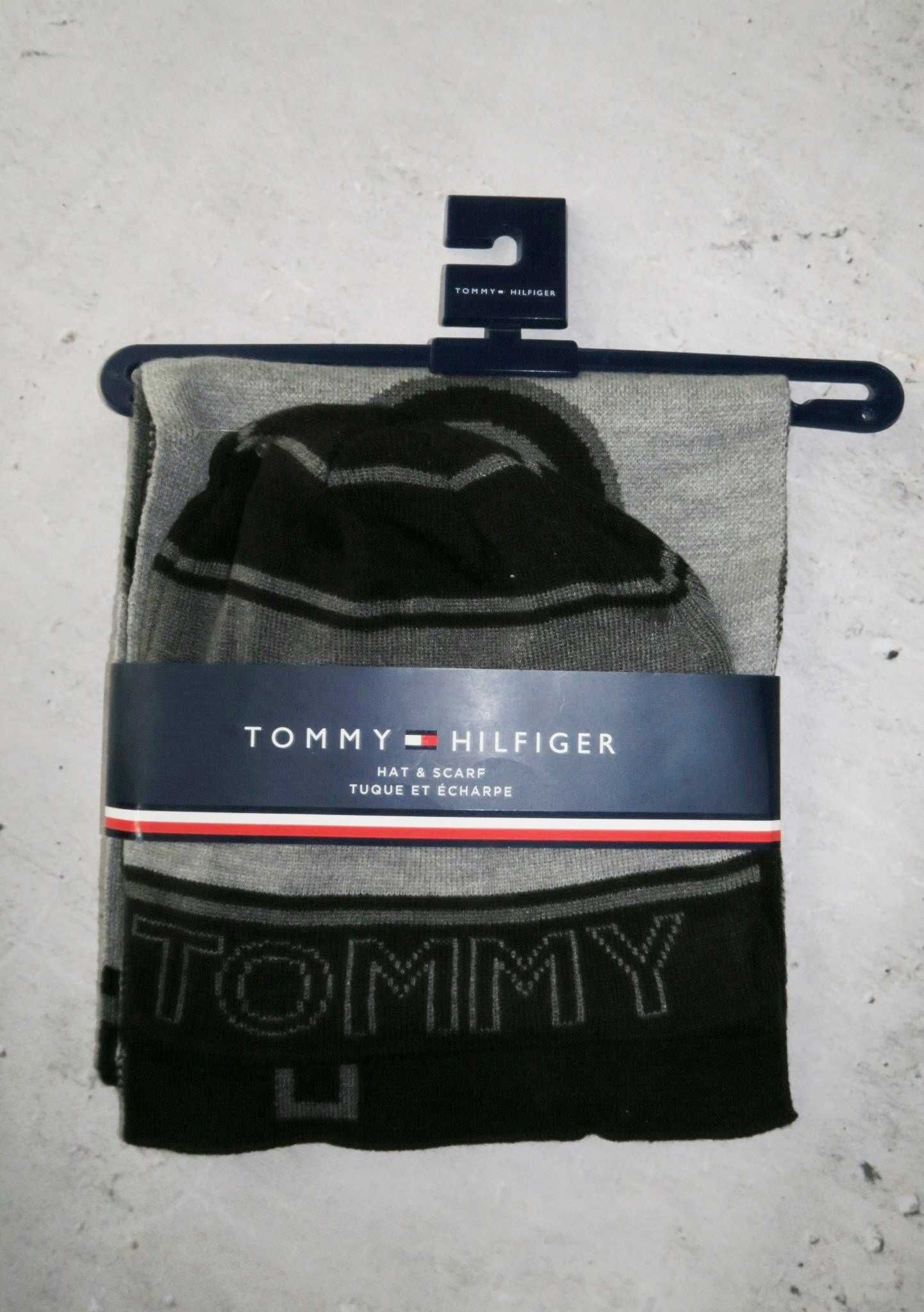 Tommy Hilfiger komplet szalik i czapka nowy na mikołajki