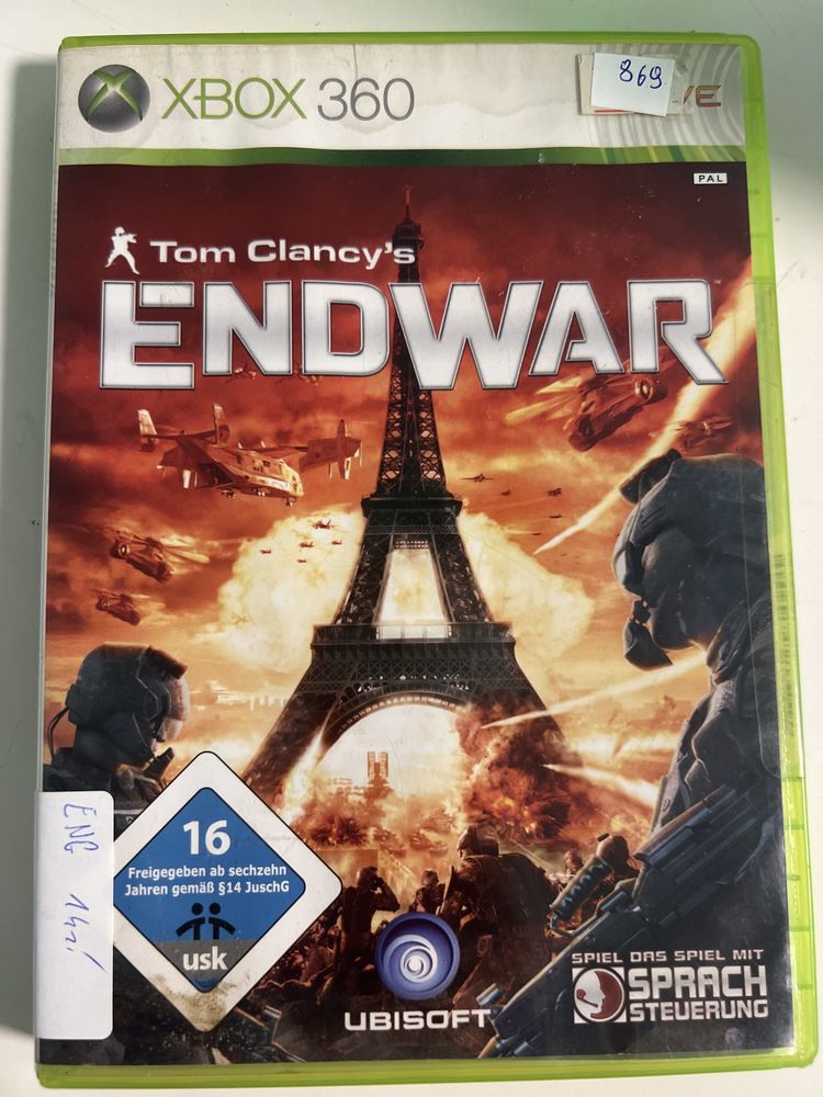 Tom clancy’s end war tom clancys gra xbox 360