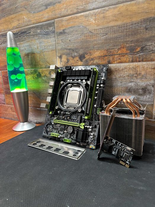 Комплект Kllisre X79 s2011 + Xeon 12 ядер E5-1650 v1 + 16GB + 90mm