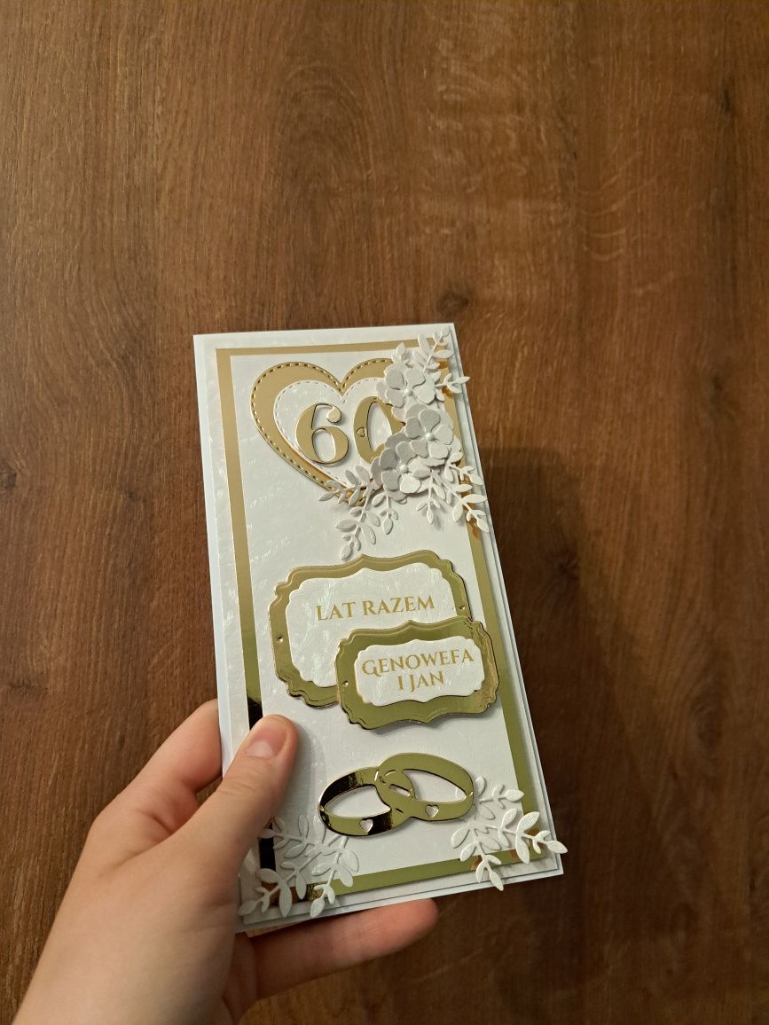 Personalizowana kartka okolicznościowa scrapbooking