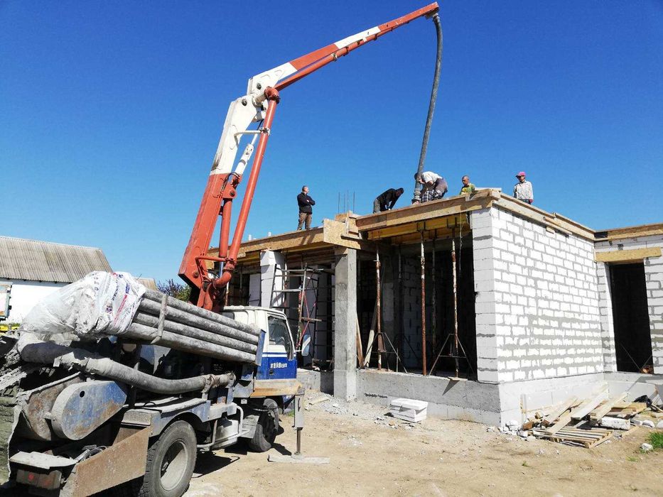 Послуги автобетононасоса, бетононасоса