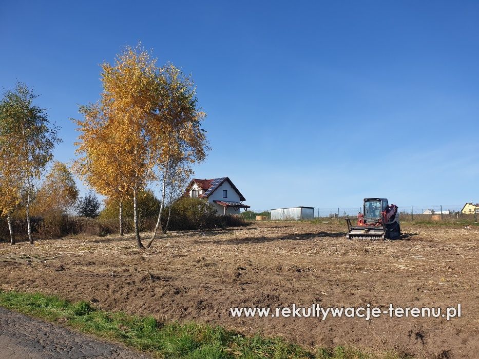 Wycinka zarośli krzaków karczowanie czyszczenie działek mulczer