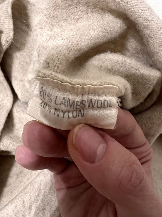 Kardigan sweter wełna jagnięca miekki szeroki nie gryzie