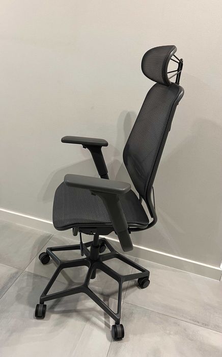 STYRSPEL IKEA - Krzesło biurowe, gamingowe, ciemnoszary/szary