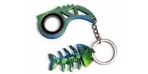 Keyrambit Brelok Fidget Spinner Lagoon - Klasyczny + Flexi Rybka