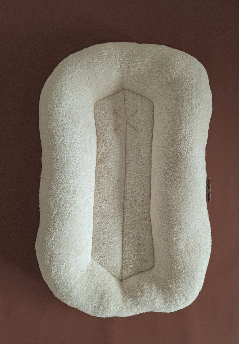Kokon barankowy snuggle nap Fizjo me gniazdo niemowlęce organic teddy