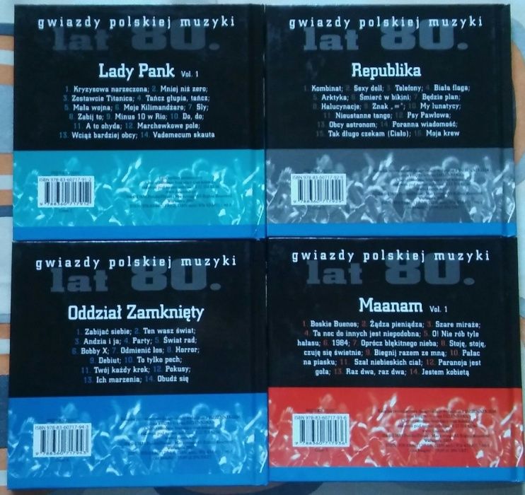 Gwiazdy Polskiej Muzyki Lat 80. (12 CD)