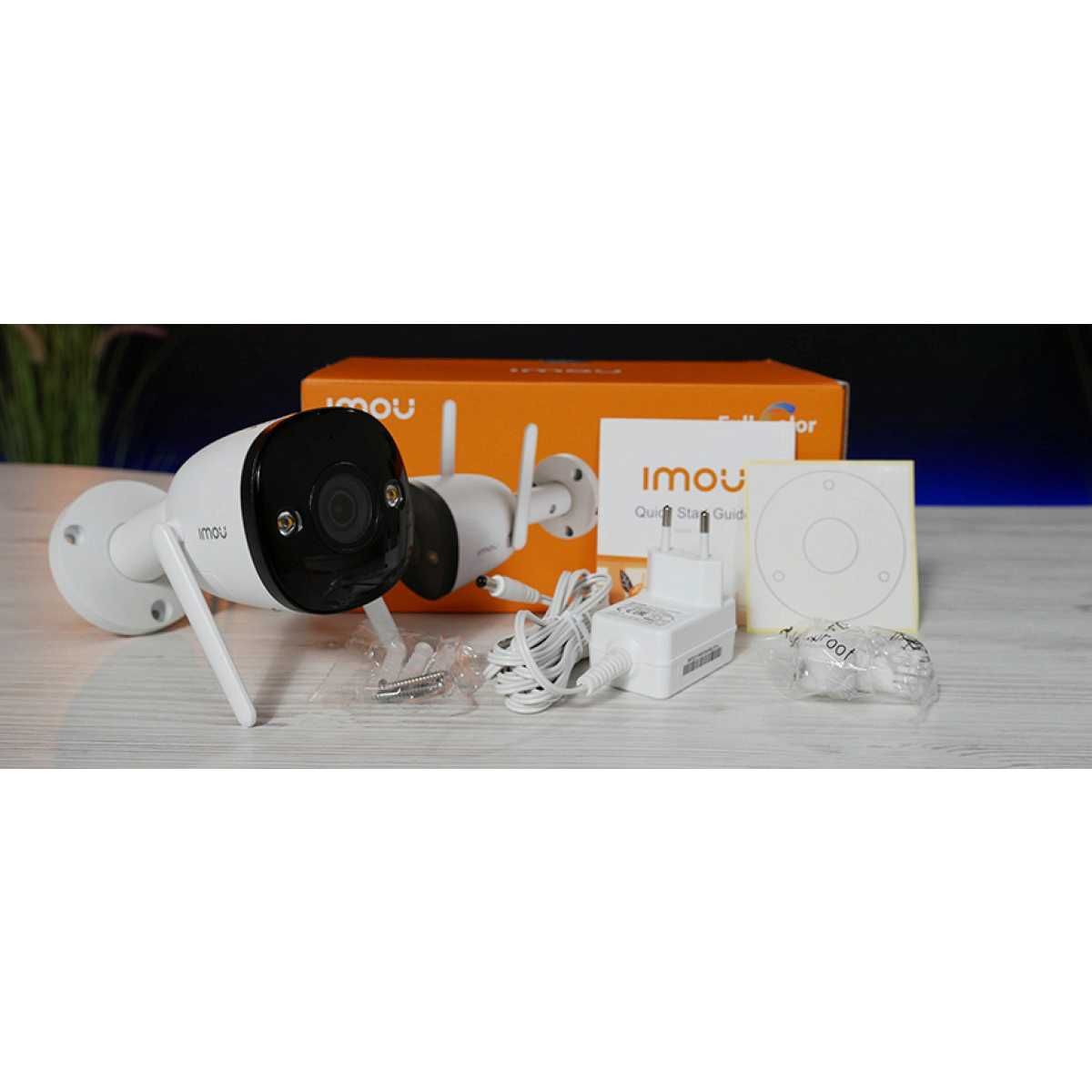 Wi-Fi IP-камера IMOU Bullet 2C 4MP(IPC-F42P) 2.8 мм + SD-карта 64Гб