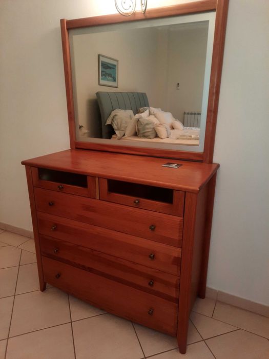 Cama dupla, cómoda e cabeceiras