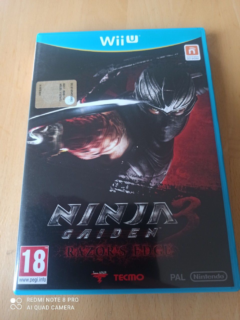 Ninja 3 Gaiden Razor's Edge Wii U stan BDB