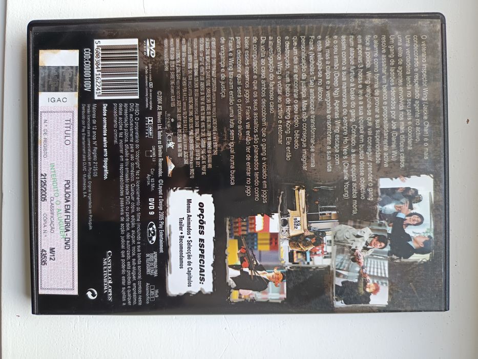 DVD polícia em fúria
