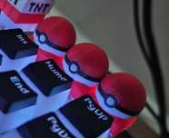Przycisk do klawiatury pokemon pokeball keycapy pokemony go custom