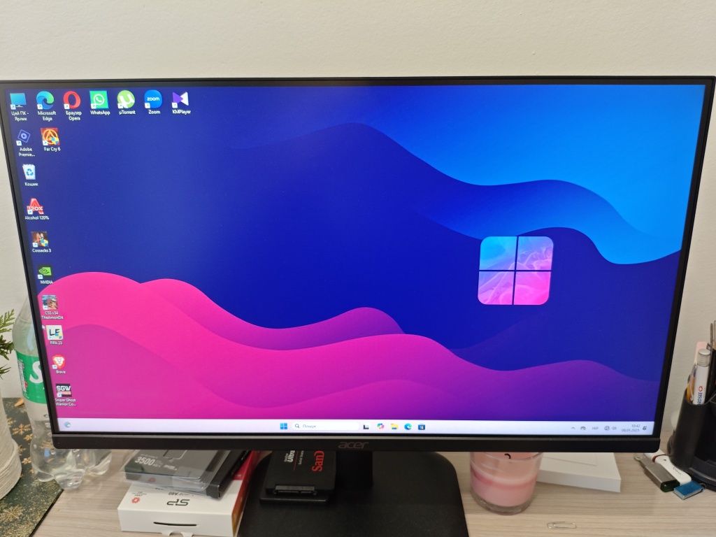 Ryzen 5 3600/Wi-fi/32 Gb/1Tb/GTX 1060/650W/25"Full HD 100 Ghz