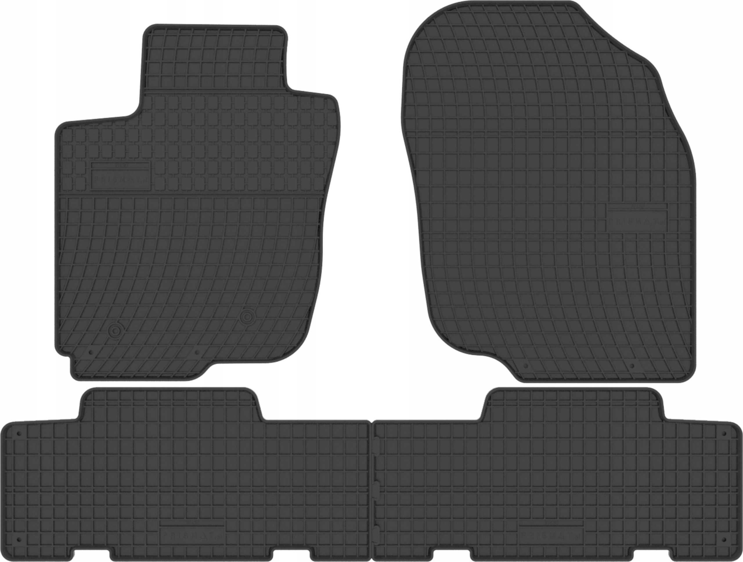 Dywaniki gumowe Toyota Rav4 III 2005 - 2012 + stopery