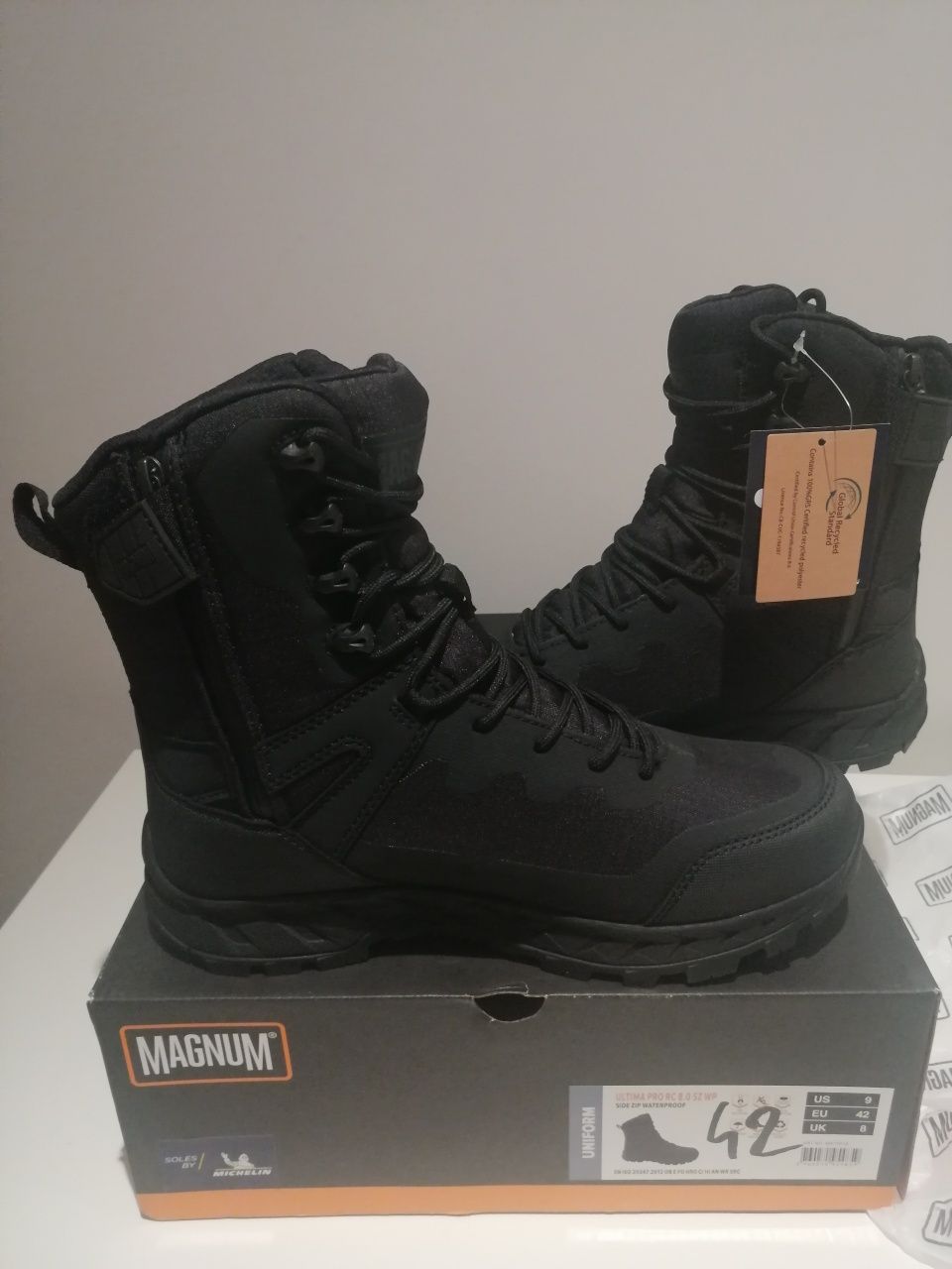 Botas Magnum Última Pro 8.0 Side Zip