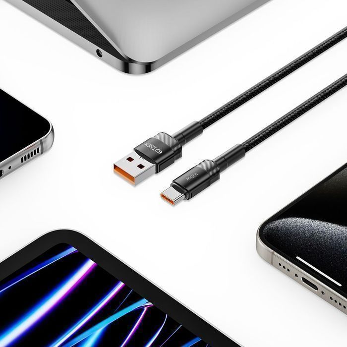 Kabel Tech-Protect UltraBoost Evo USB-C 100W 200 cm Czarny