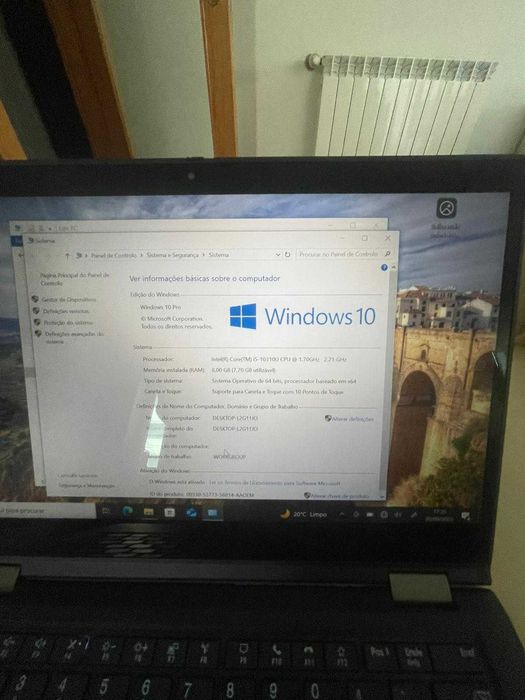 Lenovo yoga x13 hibrido core i5 10210U disco 512ssd memoria 8gb