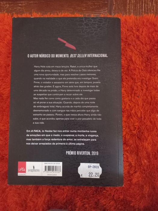 Livro A Faca Jo Nesbo
