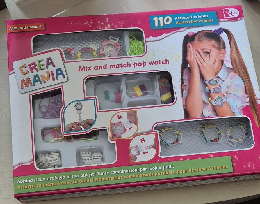 Jogo criança menina - decoração relogios CREAMANIA