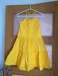 Żółta sukienka H&M 134