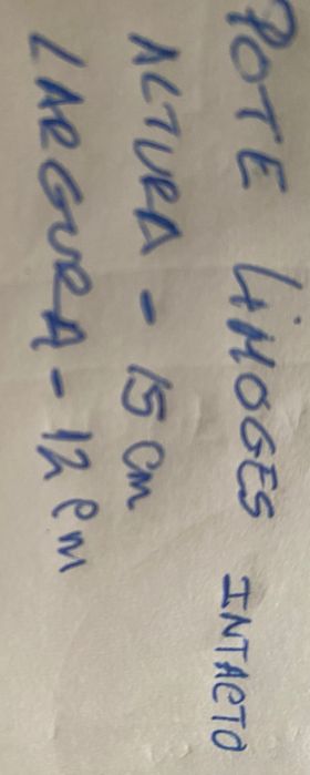 Peça Limojes intacta para decoração requintada