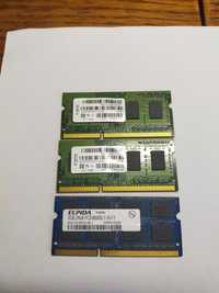 Оперативки DDR 3 для ноутбука 2 GB