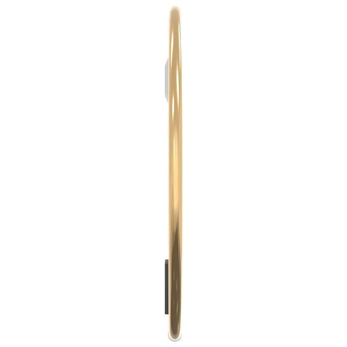Vidaxl Lustro Ścienne, Złote, Ø 20 Cm, Okrągłe