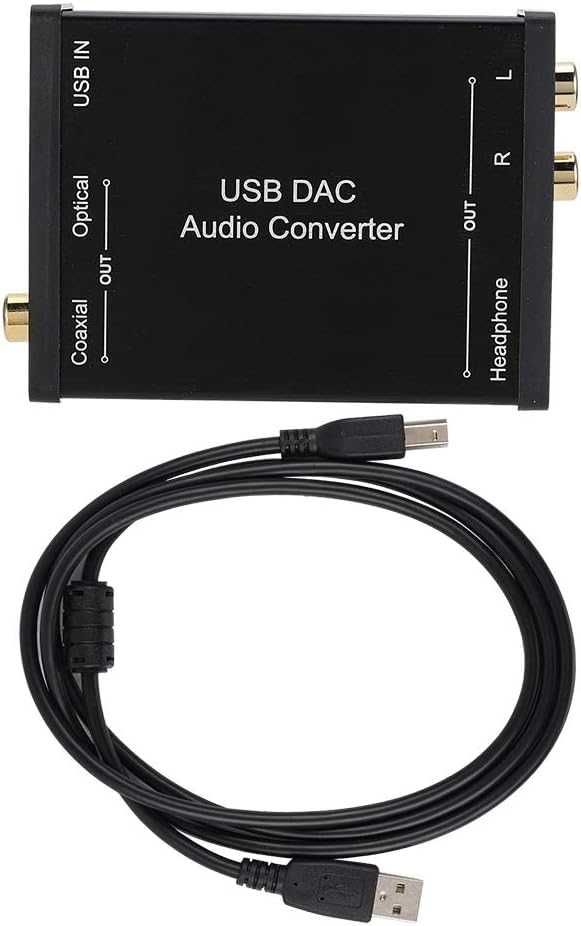 Konwerter audio USB-DAC, karta dźwiękowa Sygnał cyfrowy na analogowy