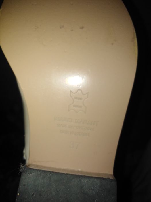 Сапожки козаки ботильены кожаные обувь женская фирменна lsabel  Marant