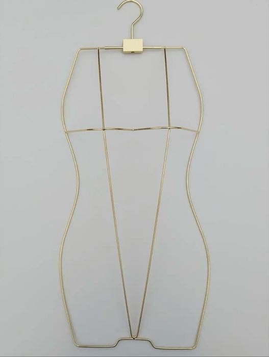 Вішак (вішалка) контурний  для нижньої білизни золотого кольору