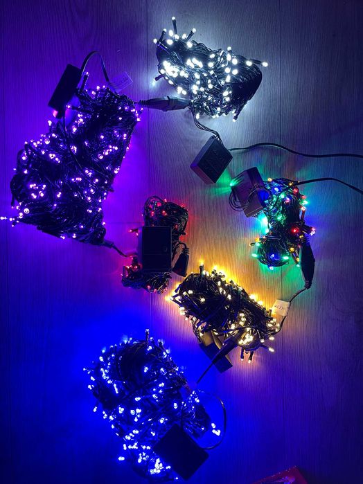 Lampki choinkowe 100 LED zewnetrzne i wewnetrzne