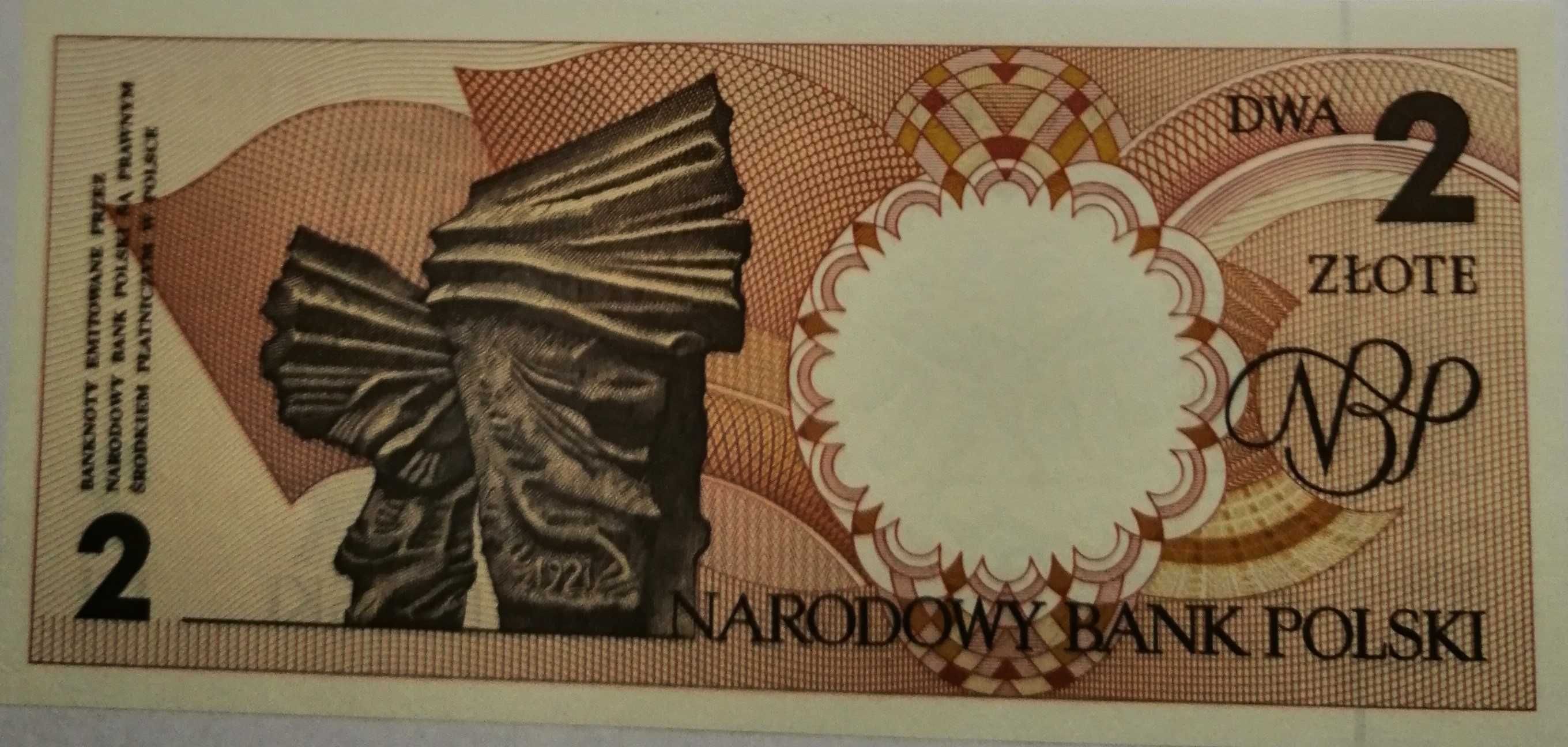 Banknot dwa złote