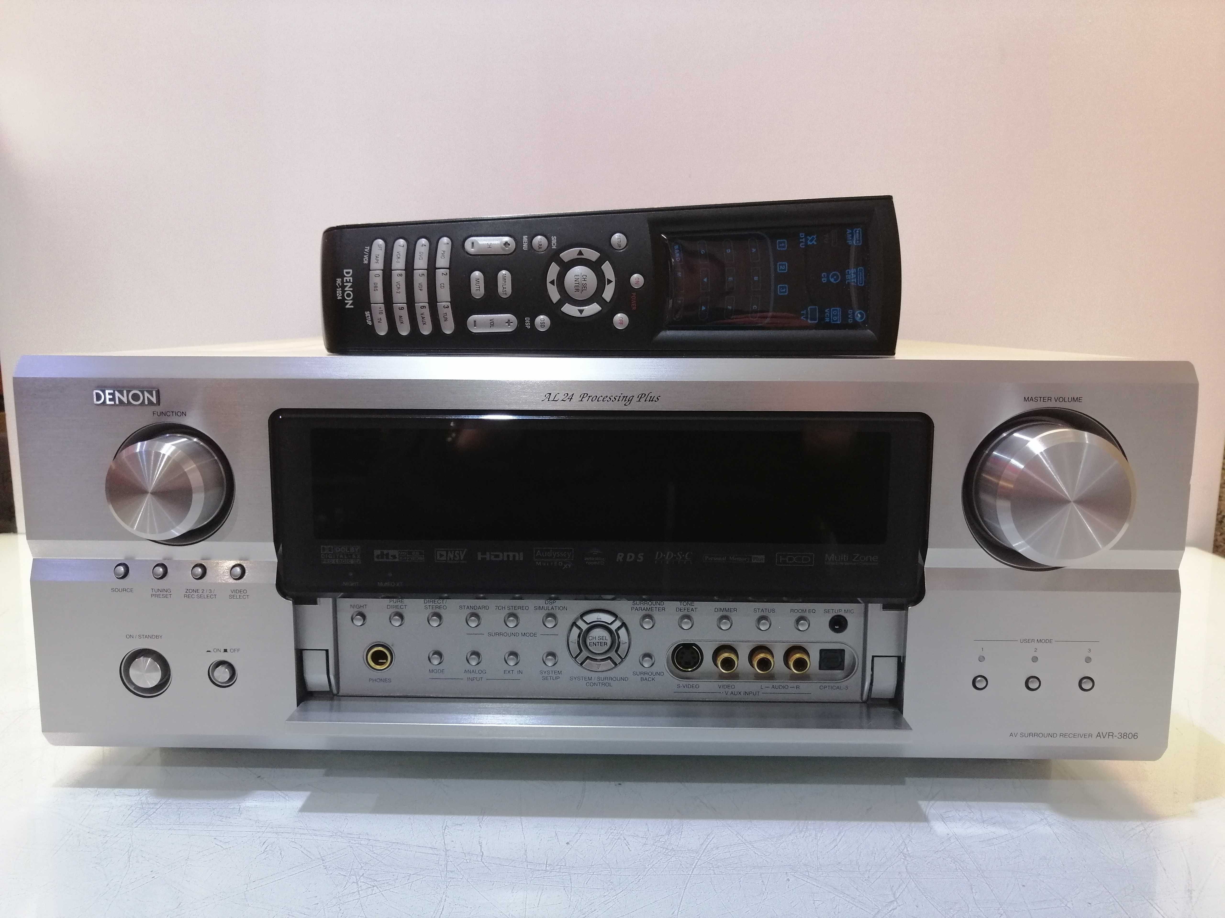 Amplituner Denon AVR-3806 + PILOT