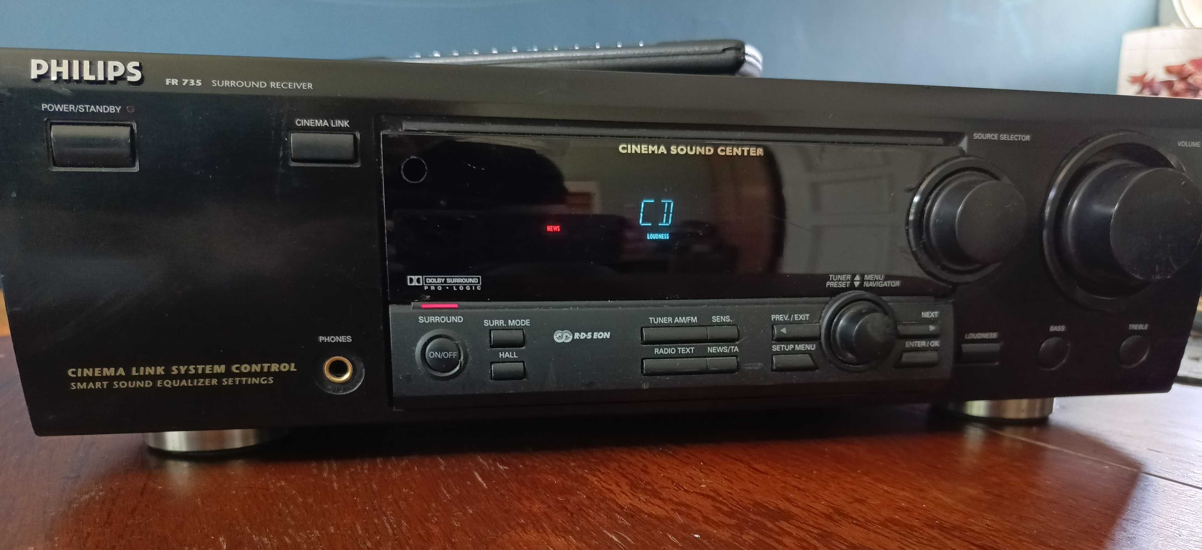 Wzmacniacz Philips FR 735 + pilot
