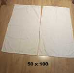 Ręczniki białe frotte 50 x 100