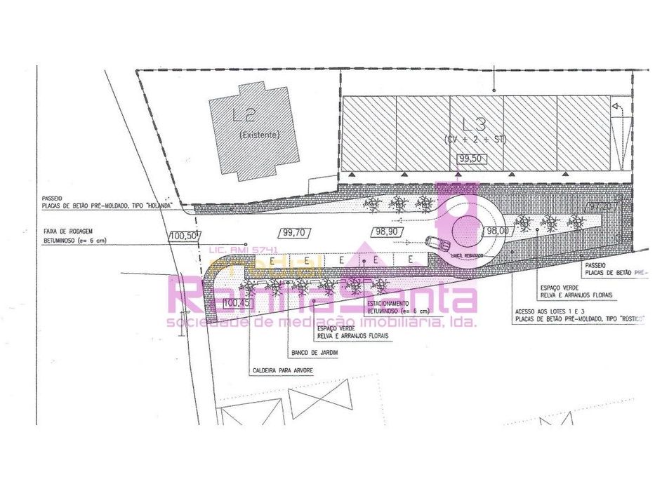 Lote p/ construção de 5 moradias em banda - Granja do Ulmeiro - Coi...